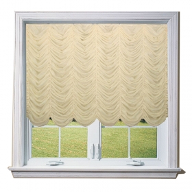Best Cortina austriacă cu puf, draperie cu balon, jaluzea cascadă, tul transparent, voal, abajur roman Supplier