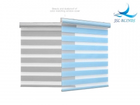 Best Furnizare din fabrică, vânzări fierbinți, acoperire decorativă, jaluzele zebră cu straturi duble Supplier
